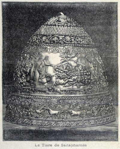 Die Tiara von Saitapharnès - in „Le Peute Parisien“ von French School