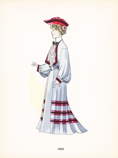 Damenmode, 1903 von French School