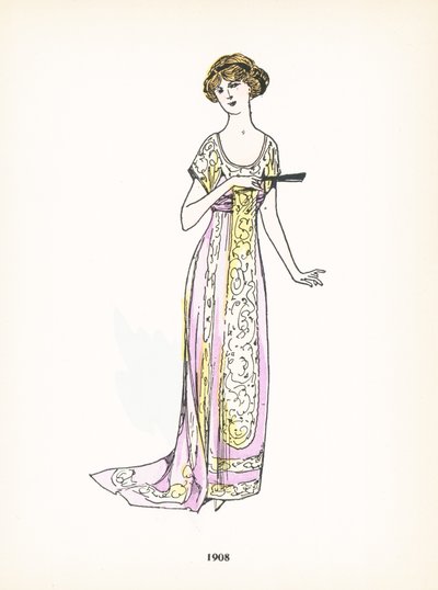 Damenmode, 1908 von French School