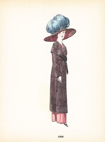 Damenmode, 1909 von French School