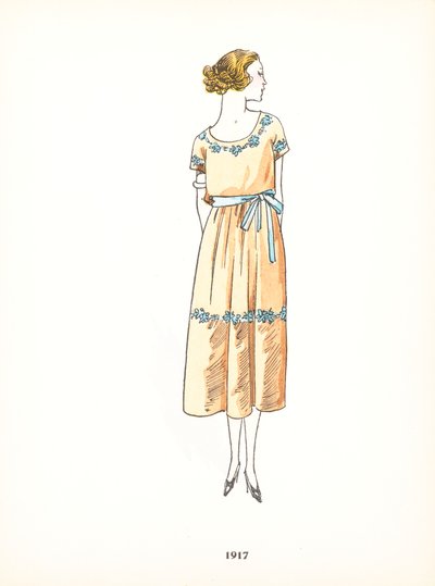 Damenmode, 1917 von French School