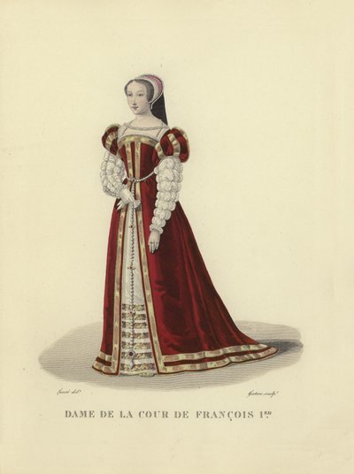 Dame am Hof von König Franz I. von Frankreich von French School