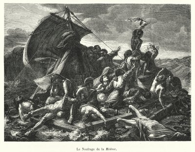 Der Schiffbruch der Medusa von French School