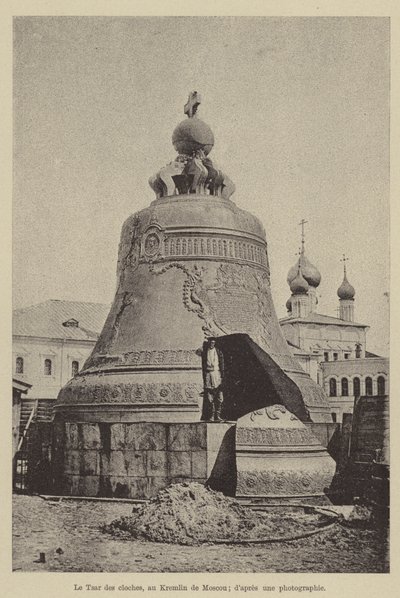 Der Zar der Glocken im Kreml von Moskau von French School
