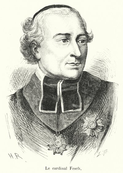 Kardinal Fesch (Gravur) von French School