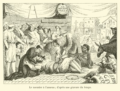 Der Müller mit dem Ring; nach einem zeitgenössischen Stich von French School