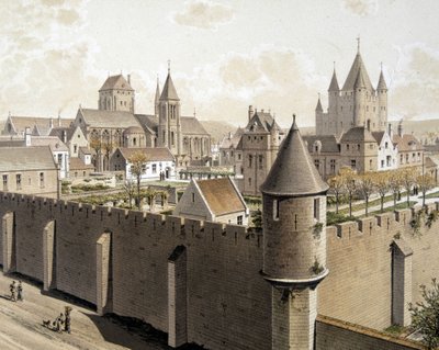 Der Tempel von Paris und die Rue Royale, 17. Jahrhundert - in „Paris durch die Jahrhunderte: der Tempel und die Rue Royale“, Ende 19. Jahrhundert von French School