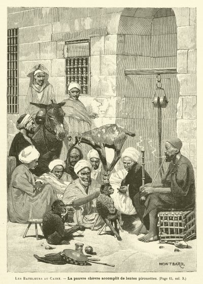 Die Gaukler in Kairo von French School