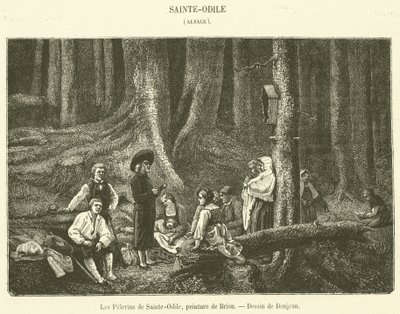 Die Pilger von Sainte-Odile (Stich) von French School