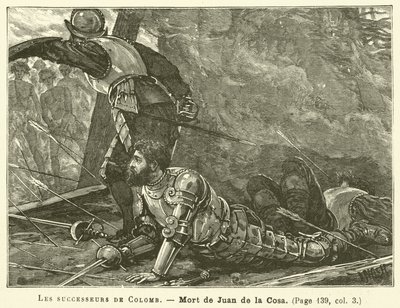 Die Nachfolger von Kolumbus (Stich) von French School