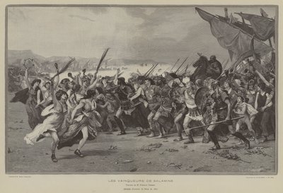 Die Sieger von Salamis von French School