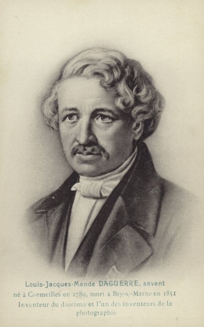 Louis Daguerre, französischer Fotopionier von French School