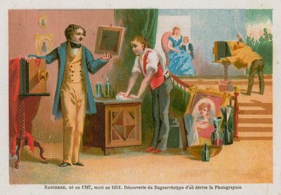 Louis Daguerre, französischer Pionier der Fotografie des 19. Jahrhunderts von French School
