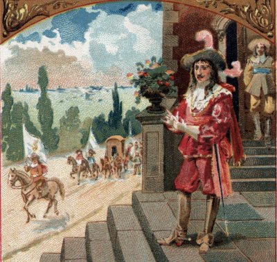 Louis XIII (1601-1643) verbrachte die Nacht vom 5. Juni von French School