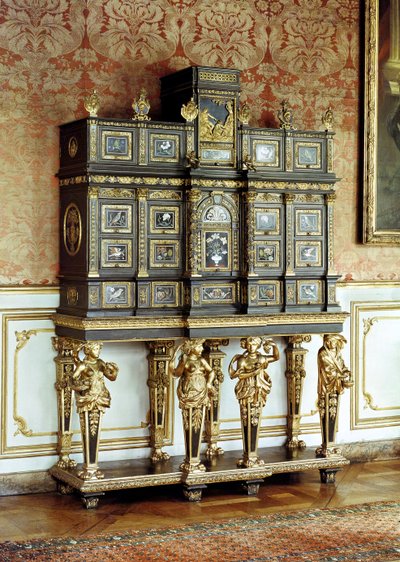 Schmuckschrank von Ludwig XIV., Gobelins-Werkstatt, ca. 1685 von French School