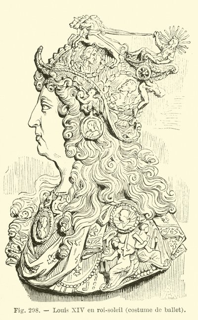 Ludwig XIV. von Frankreich von French School