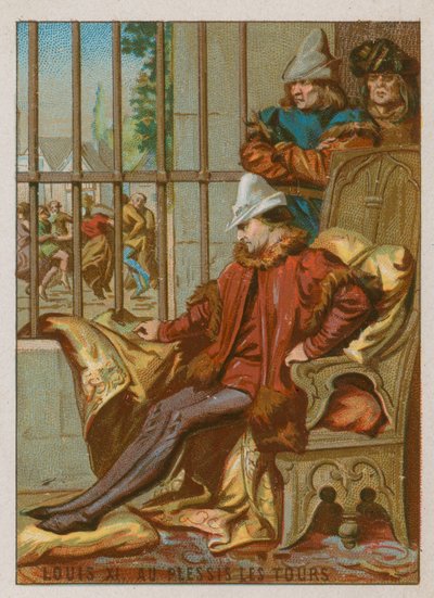 Ludwig XI. in Plessis Les Tours von French School