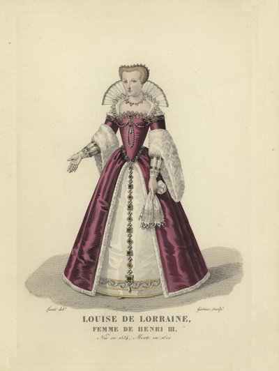 Louise von Lothringen, Ehefrau von König Heinrich III. von Frankreich von French School