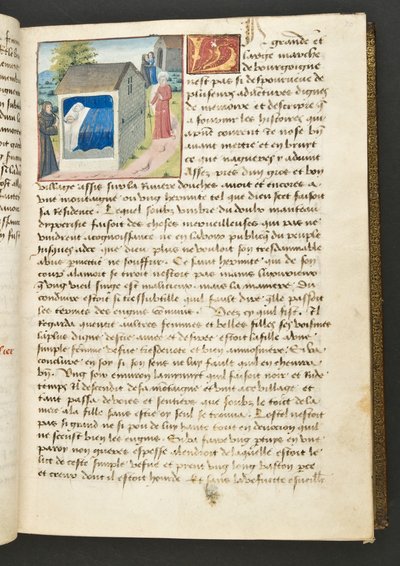 Seite aus Cent Nouvelles Nouvelles, ca. 1461-62 von French School