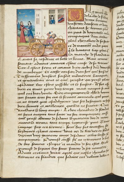 Seite aus Cent Nouvelles Nouvelles, ca. 1461-62 von French School