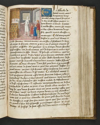Seite aus Cent Nouvelles Nouvelles, ca. 1461-62 von French School