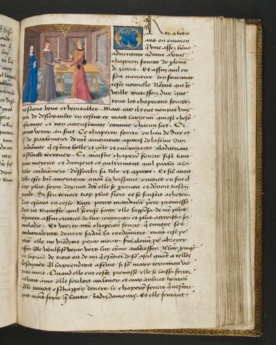 Seite aus Cent Nouvelles Nouvelles, c.1461-62 von French School
