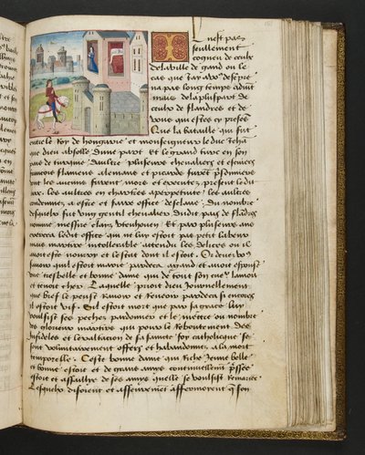 Seite aus Cent Nouvelles Nouvelles, c.1461-62 von French School