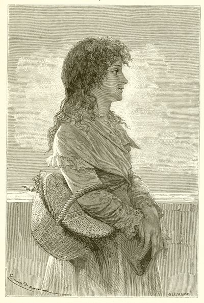 Madame Roland in ihrer Kindheit von French School