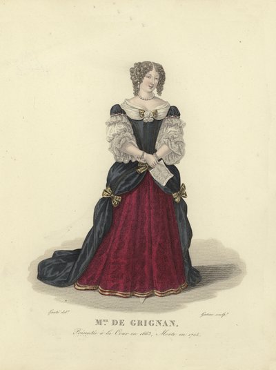 Madame de Grignan, französische Aristokratin von French School