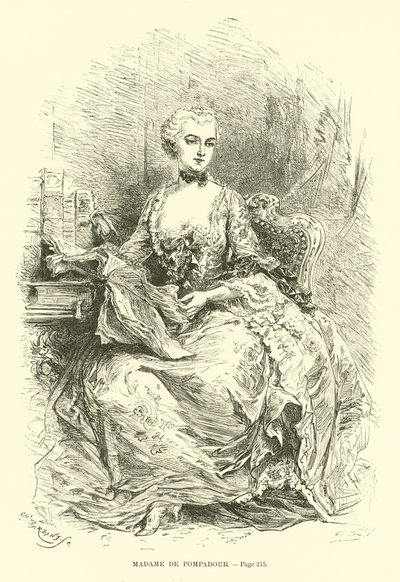 Madame de Pompadour von French School