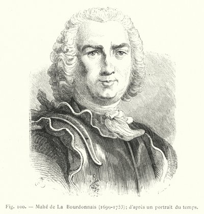 Mahe de La Bourdonnais von French School
