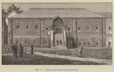 Haus der Romanows in Kostroma von French School