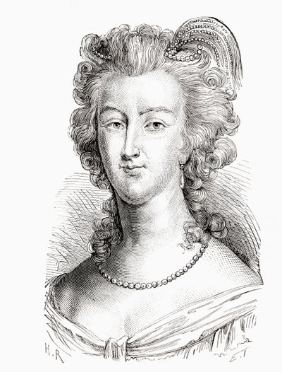 Marie Antoinette, aus Histoire de France, veröffentlicht um 1880 von French School