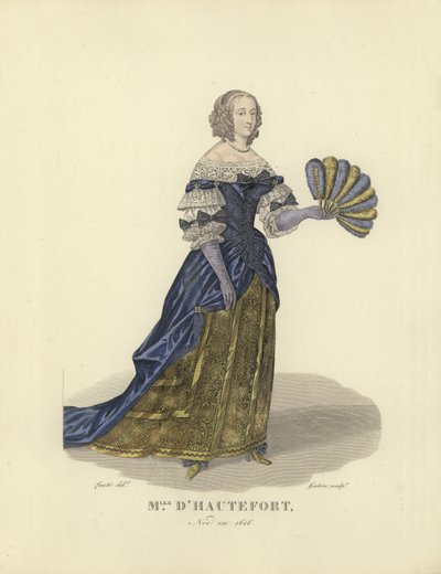 Marie de Hautefort, Favoritin von König Ludwig XIII. von Frankreich von French School