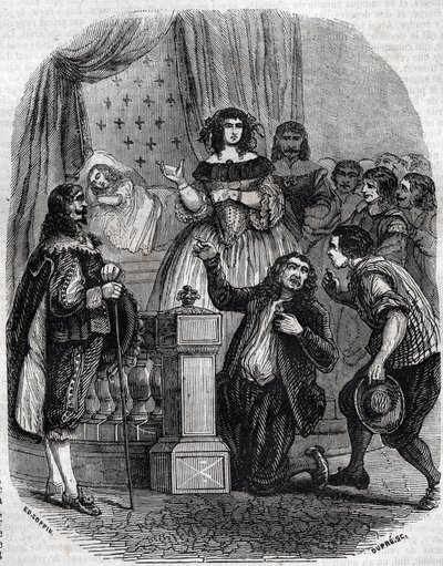 Marie de Medici (1573-1642), Königin von Frankreich und Regentin des Königreichs für ihren Sohn, schlafend im Bett - Marie de 