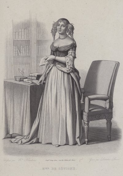 Marie de Rabutin-Chantal, Marquise de Sevigne, französische Schriftstellerin von French School