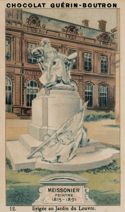 Meissonier, Maler, 1815-1891, errichtet im Jardin du Louvre von French School