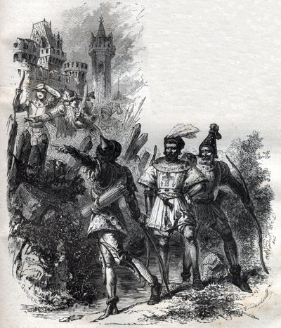 Söldner und Banditen von Papst Clemens VI (Peter Roger) von French School