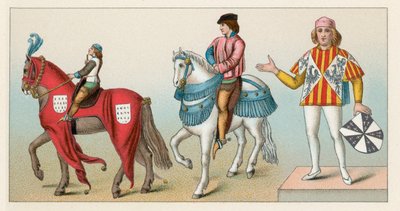 Kostüme des Mittelalters von French School