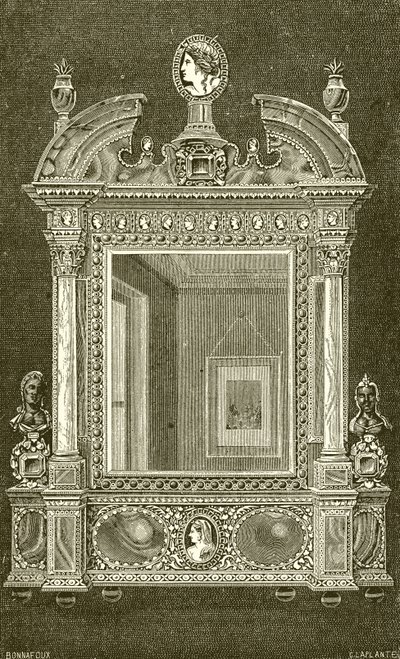 Spiegel von Maria de Medici von French School