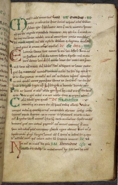 Vermischte Werke über Computus und Astronomie, Royal MS 13 A XI von French School