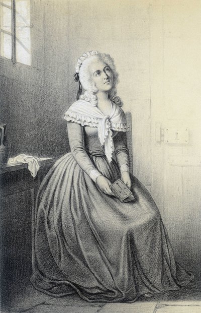 Mme Elisabeth in „Galerie historique de la Revolution française“ von Albert Maurin von French School