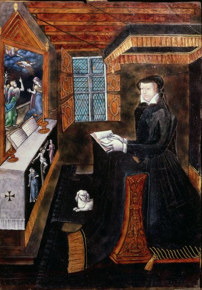 Trauerschrank mit Szenen aus dem Leben Christi und Attributen von Heinrich II. (1519-59) und Katharina von Medici (1519-89) (Detail) von French School
