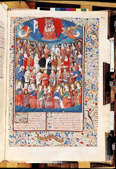 Ms 246 f.406r Paradies, aus De Civitate Dei von St. Augustinus von Hippo von French School