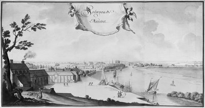 Ms 512 Lagerhäuser für Salz in Nantes, 1723 (Bleistift & Waschung auf Papier) von French School
