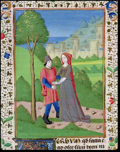 Hosea und die Prostituierte, aus der Bibel von Jean XXII von French School