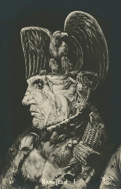 Napoleon Bonaparte, französischer Kaiser und Militärführer (Litho) von French School
