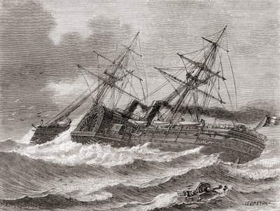 Napoleon III, aus Les Merveilles de la Science, veröffentlicht 1870 von French School