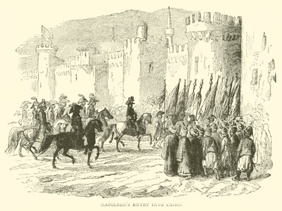Napoleons Einzug in Kairo (Stich) von French School