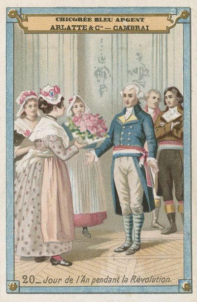 Neujahrstag während der Französischen Revolution von French School